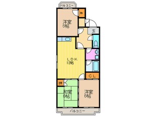 シベール桂泉の物件間取画像